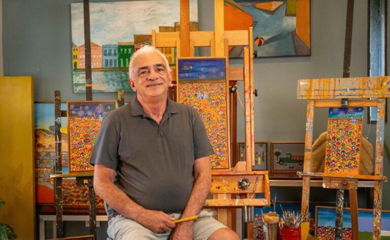 Arnóbio Escorel apresenta a exposição Festa de São João no Café Borsoi, em Recife