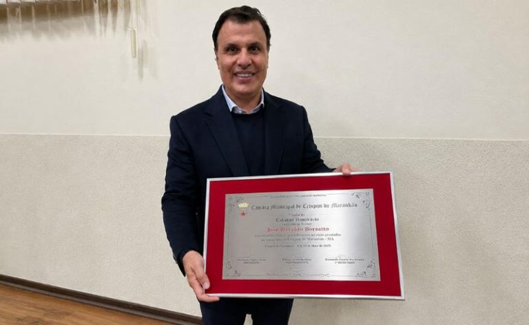 Fabio Fronterotta recebe título de Cidadão Jordanense e reforça compromisso com Campos do Jordão