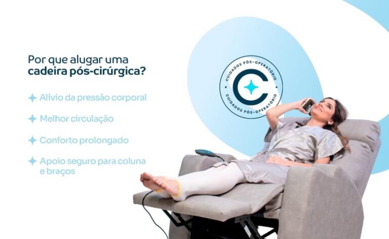 Locação de poltronas para pós operatório em Governador Valadares: Conforto e tecnologia na recuperação